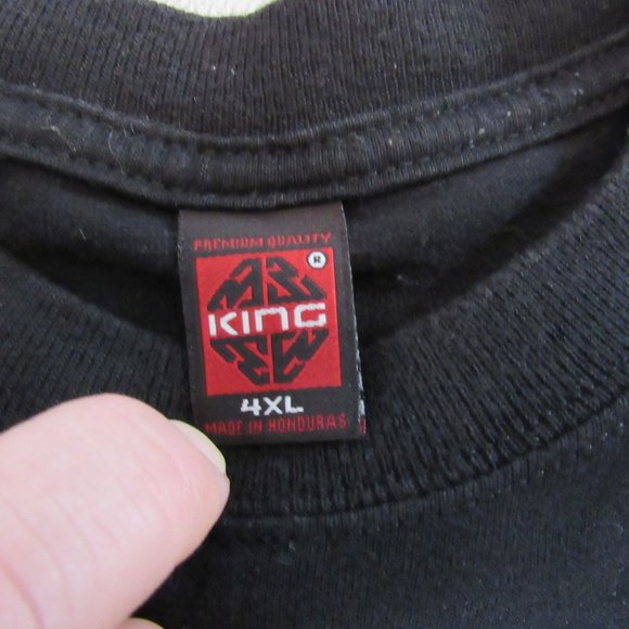 Vtg Get Rich or Die T-Shirt 3D Men's 4XL Velvet Street Wear Hip Hop Rap Tee RARE - Picture 12 of 14